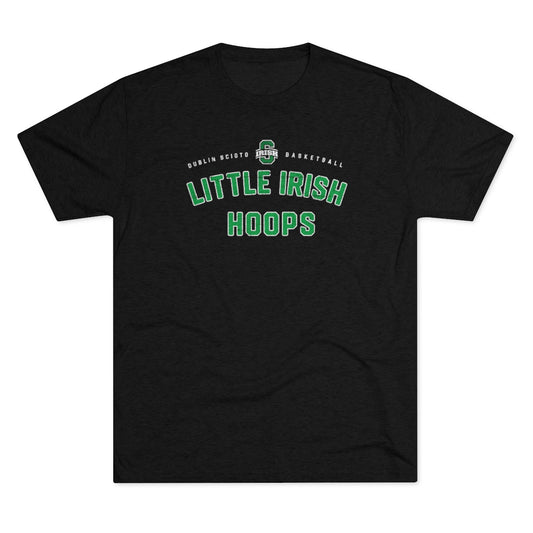 LITTLE IRISH HOOPS-Distressed-Unisex Tri-Blend Crew Tee