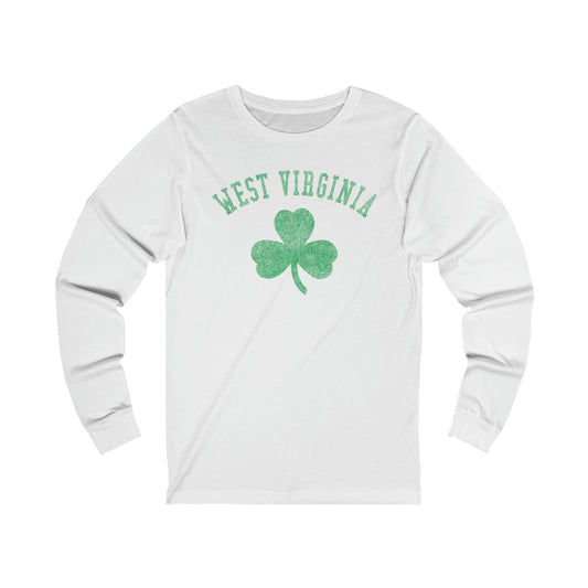 WV SHAMROCK_BACK MOTOWN TO BEANTOWN BUG-Unisex Jersey Long Sleeve Tee