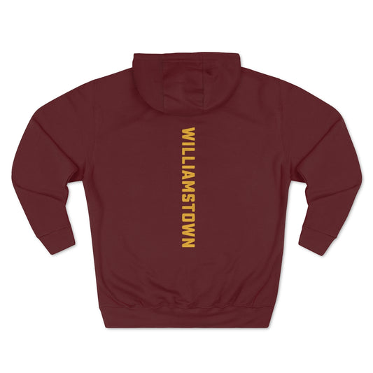 TITLE TOWN_MASCOT_WILLIAMSTOWN-back-Unisex Premium Pullover Hoodie