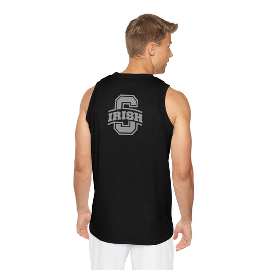 LETS GO IRISH_(back)Logo-Unisex Basketball Jersey (AOP)