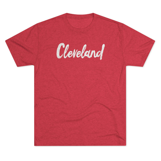 CLEVELAND-Unisex Tri-Blend Crew Tee