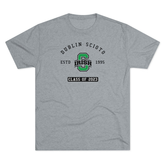 CLASS OF 23_DUBLIN SCIOTO_ESTD 1995_SCIOTO LOGO-Unisex Tri-Blend Crew Tee