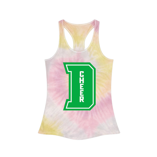 CHEER_DAVIS_BLOCK D-Tie Dye Racerback Tank Top