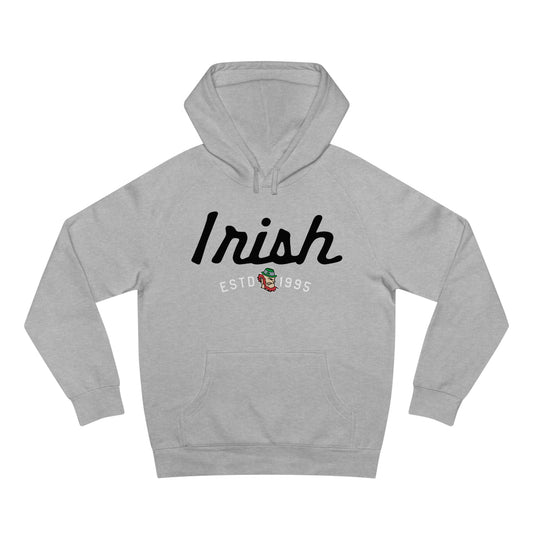 IRISH script_EST 1995_MASCOT-Unisex Fleece Hoodie