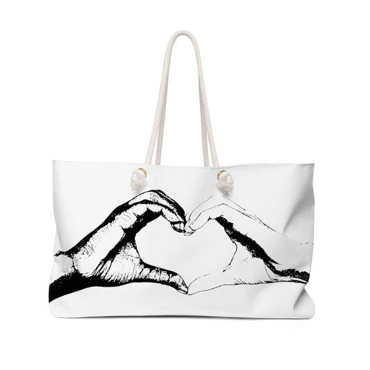 STRONGER TOGETHER_HEART HANDS-Weekender Bag