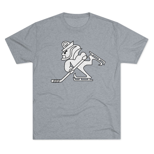 IRISH HOCKEY SKATER ICON_Unisex Tri-Blend Crew Tee