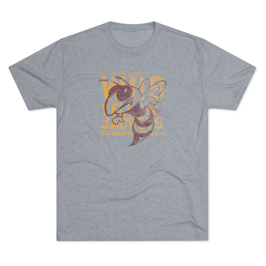 WHS-YELLOWJACKET-overprint collection-Unisex Tri-Blend Crew Tee