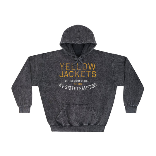 YELLOWJACKETS_2022-2023_WV STATE CHAMPS-Unisex Mineral Wash Hoodie