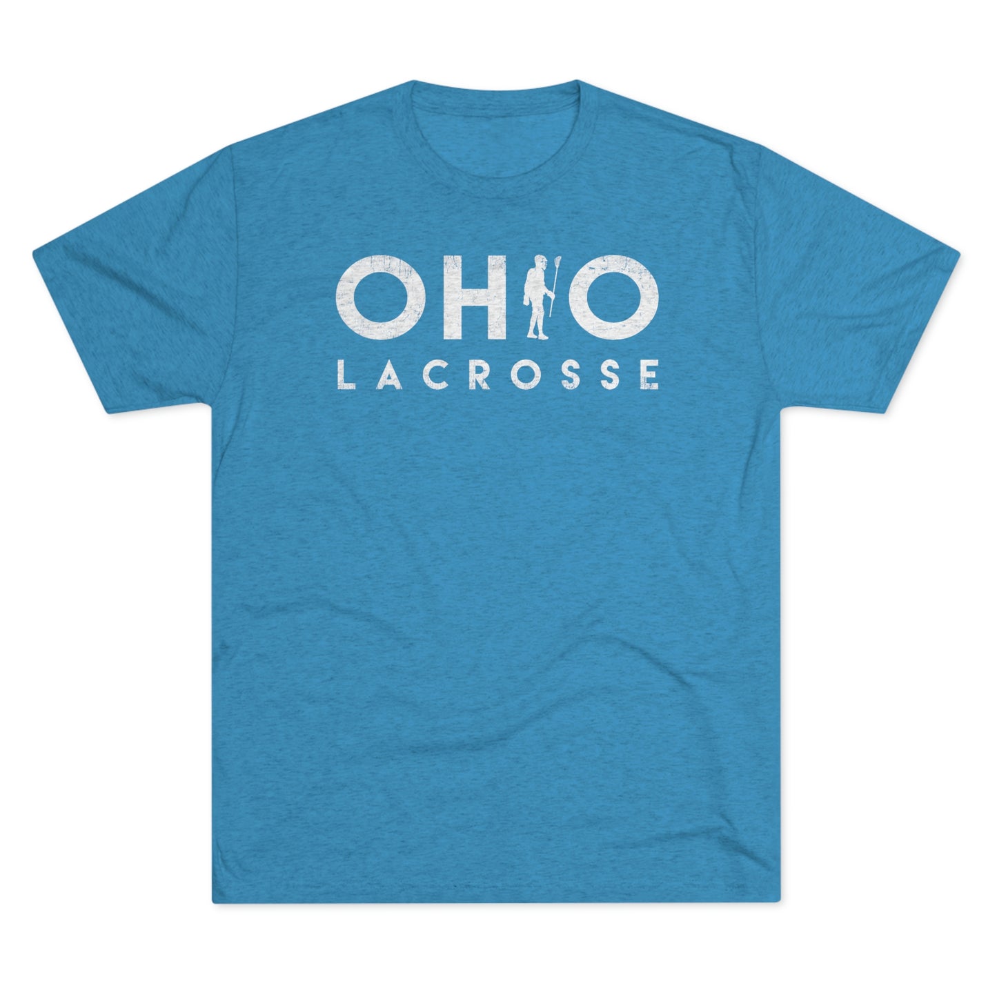 OHIO_PLAYER SUBSTITUTION_LACROSSE-Distressed-Unisex Tri-Blend Crew Tee