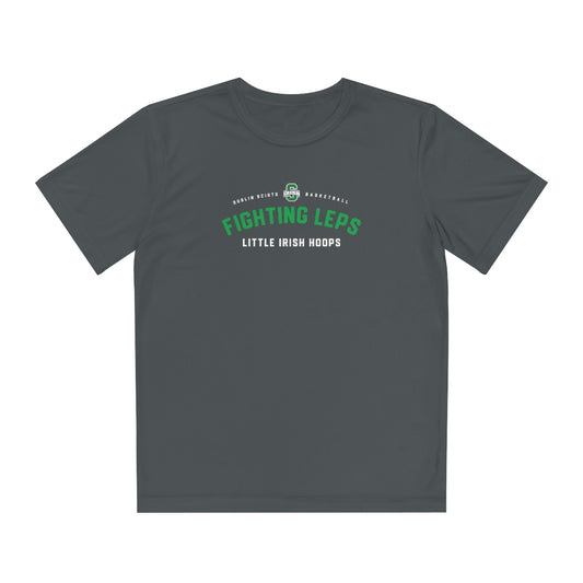 FIGHTING LEPS LITTLE IRISH HOOPS-Youth Competitor Tee