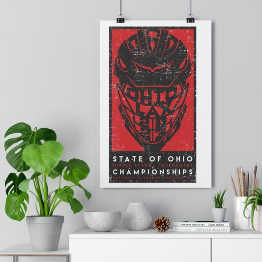LTD_12x18 2023 HELMENT_OH LAX TOURN POSTER-Premium Poster