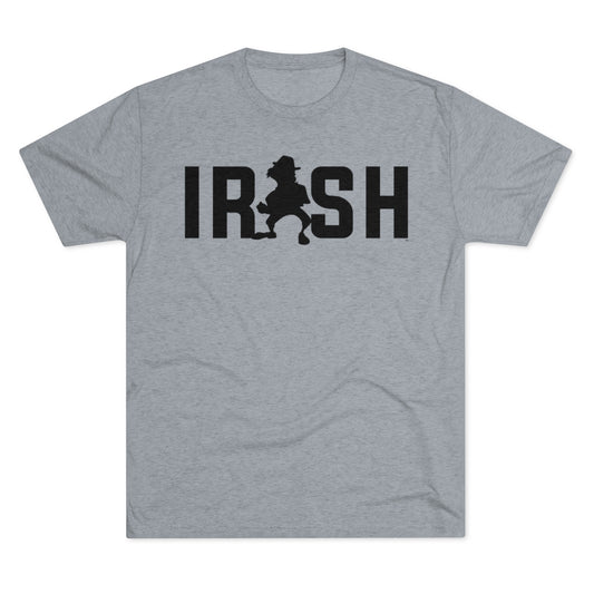 IRISH MAN™ ORIGINAL LOGO-black series-Unisex Tri-Blend Crew Tee