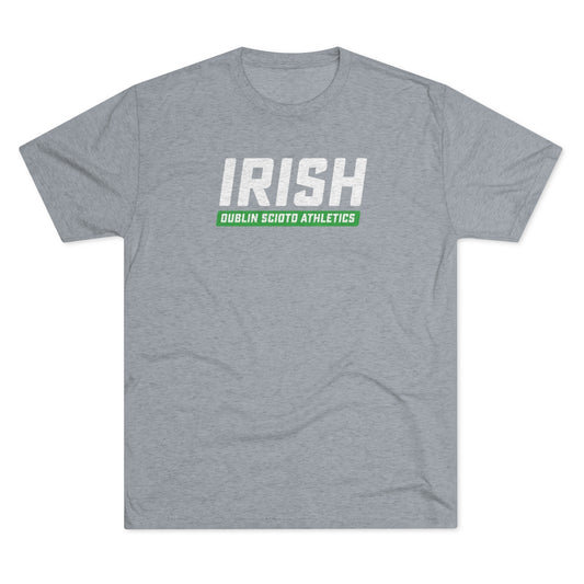 IRISH ATHLETICS-Unisex Tri-Blend Crew Tee