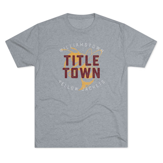 TITLE TOWN_Overprint series-WILLIAMSTOWN HIGH SCHOOL-Unisex Tri-Blend Crew Tee