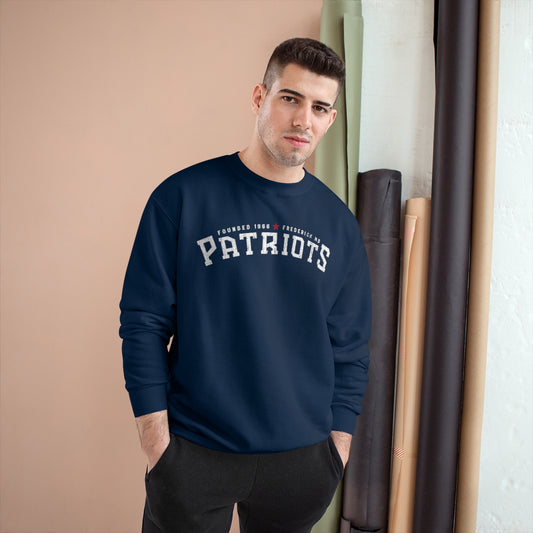 PATRIOTS ARCH ON NAVY-Champion Sweatshirt