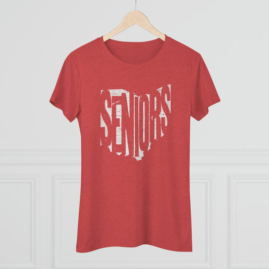 SENIORS_OHIO SHAPE-Women's Triblend Tee