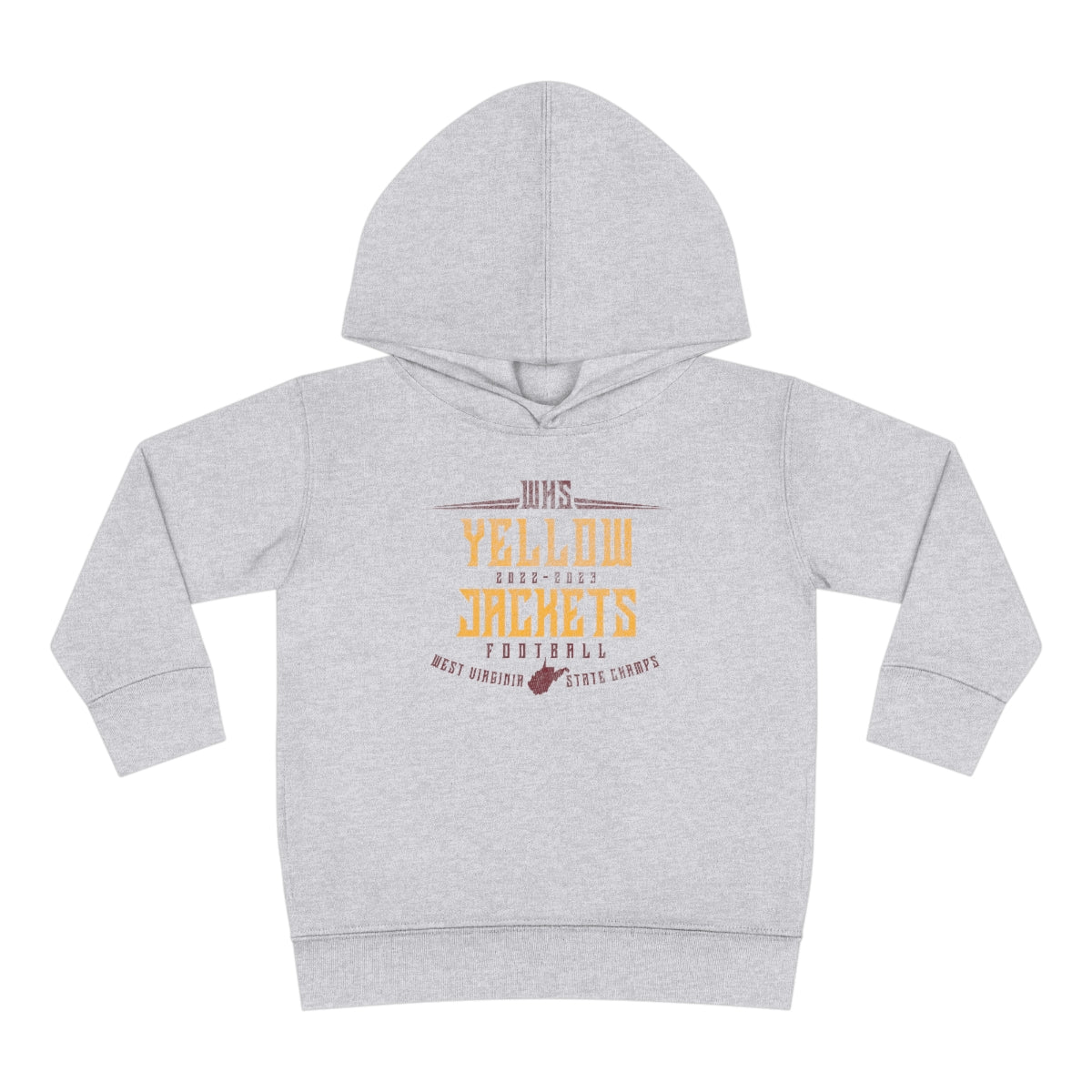 WHS YELLOW JACKETS WV STATE CHAMPS_Toddler Pullover Fleece Hoodie