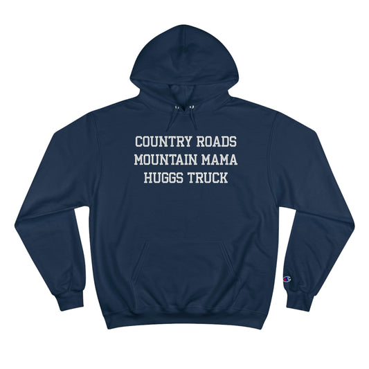 COUNTRY ROADS_MOUNTAIN MAMA_HUGGS TRUCK-Champion Hoodie