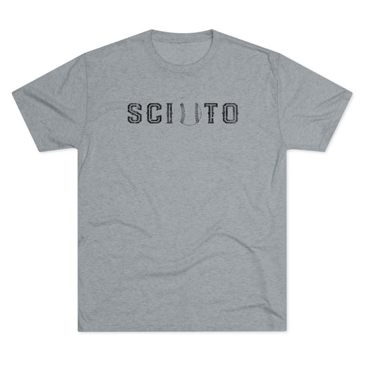 SCIOTO (outline) BASEBALL (substitution)-Unisex Tri-Blend Crew Tee