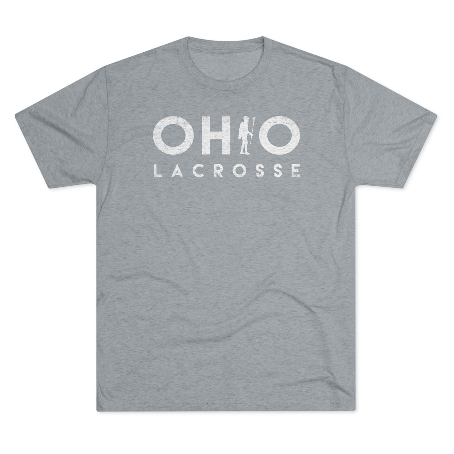 OHIO_PLAYER SUBSTITUTION_LACROSSE-Distressed-Unisex Tri-Blend Crew Tee