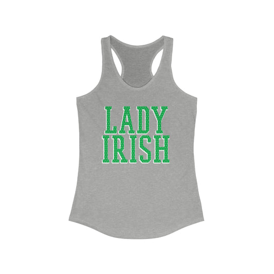 LADY IRISH-mesh-Women's Ideal Racerback Tank