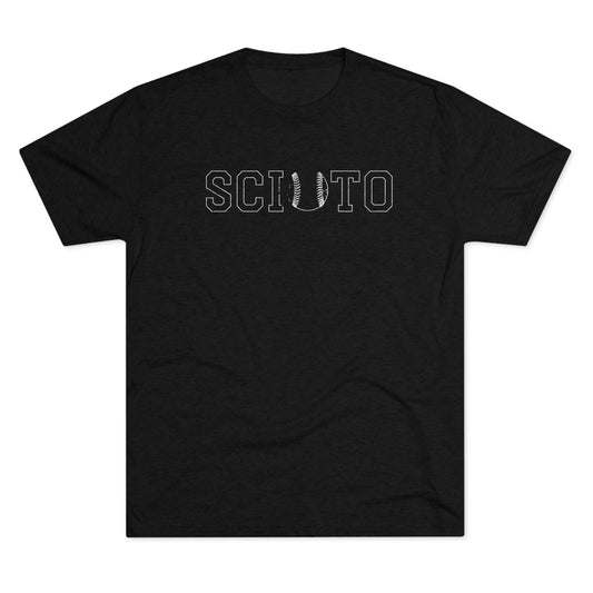 SCIOTO_OUTLINE_BASEBALL SUBSTITUTE-Unisex Tri-Blend Crew Tee