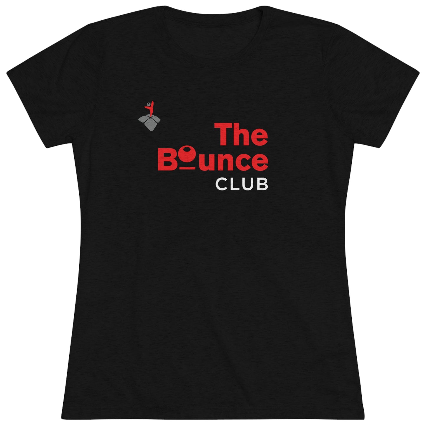 THE BOUNCE CLUB TYPE_ICON UPPER CHEST-Women's Triblend Tee