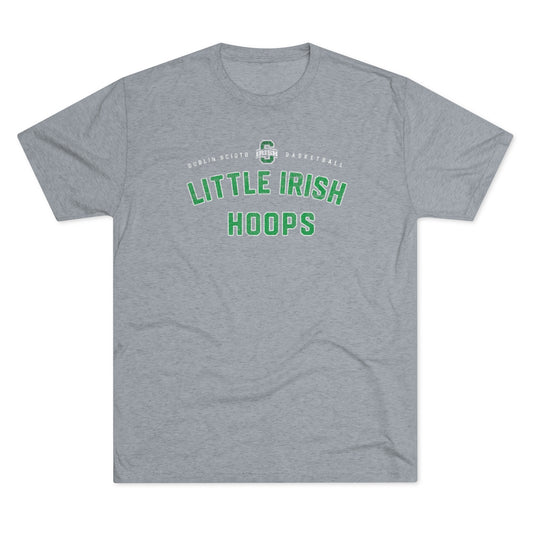 LITTLE IRISH HOOPS-Distressed-Unisex Tri-Blend Crew Tee