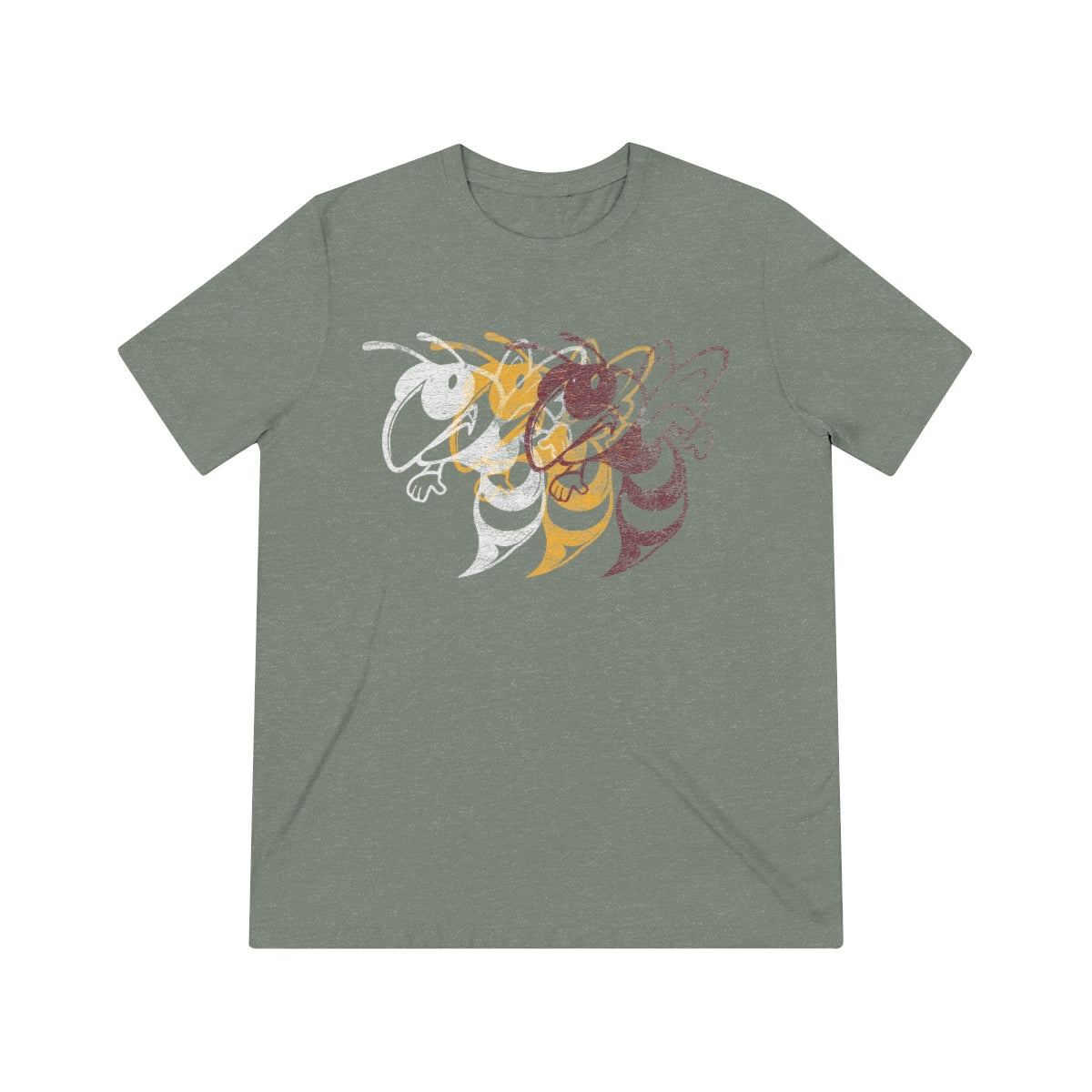 Copy of Mascot-collage-Unisex Triblend Tee
