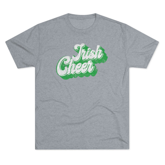 IRISH CHEER_Dimensional_Distressed-Unisex Tri-Blend Crew Tee
