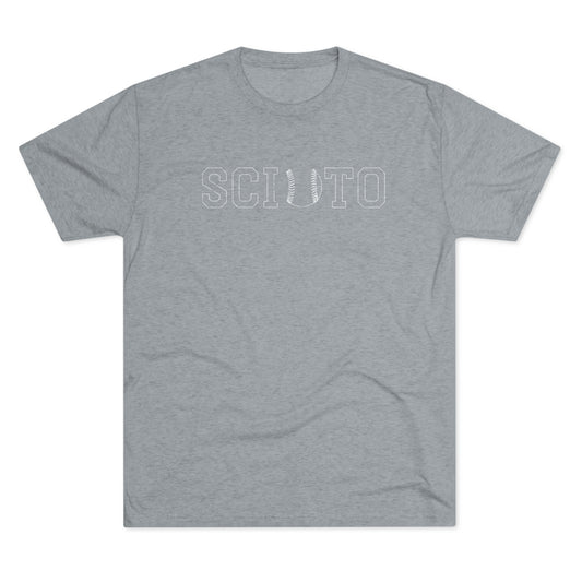 SCIOTO_OUTLINE_BASEBALL SUBSTITUTE-Unisex Tri-Blend Crew Tee