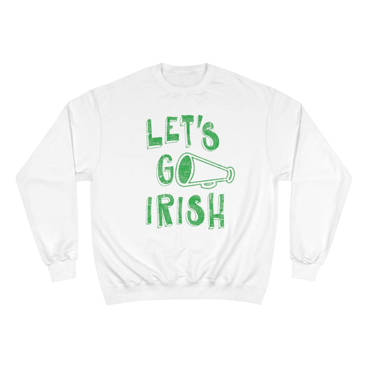LET'S GO IRISH_MEGAPHONE-Champion Sweatshirt