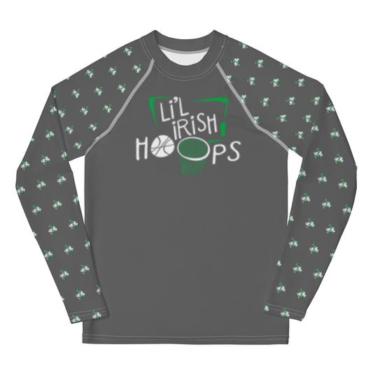 LITTLE IRISH HOOPS_COMPRESSION-Youth Rash Guard