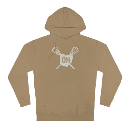 (back) 23 OH LAX HELMET-OH KNOCKOUT STICKS-Unisex Hooded Sweatshirt