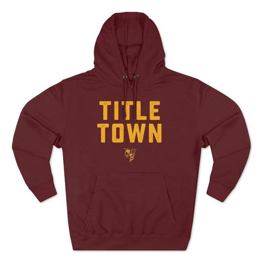 TITLE TOWN_MASCOT_WILLIAMSTOWN-back-Unisex Premium Pullover Hoodie