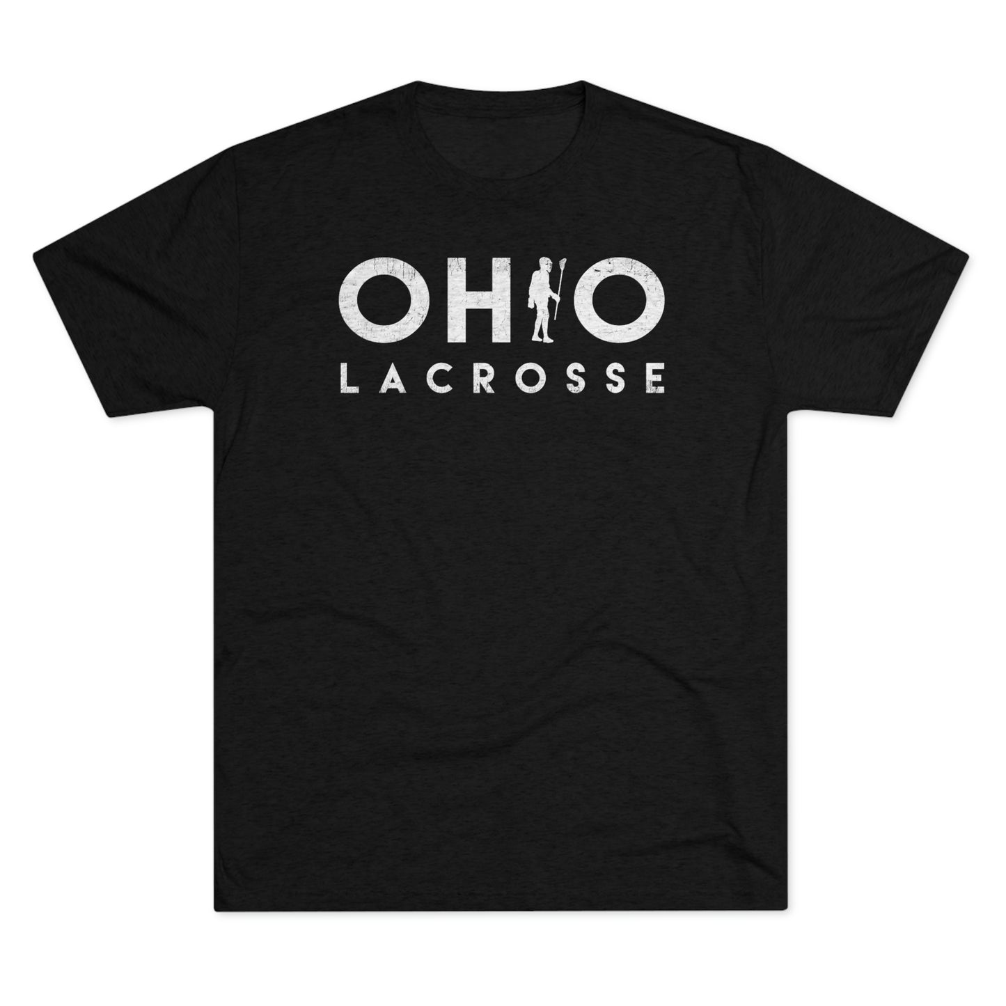 OHIO_PLAYER SUBSTITUTION_LACROSSE-Distressed-Unisex Tri-Blend Crew Tee