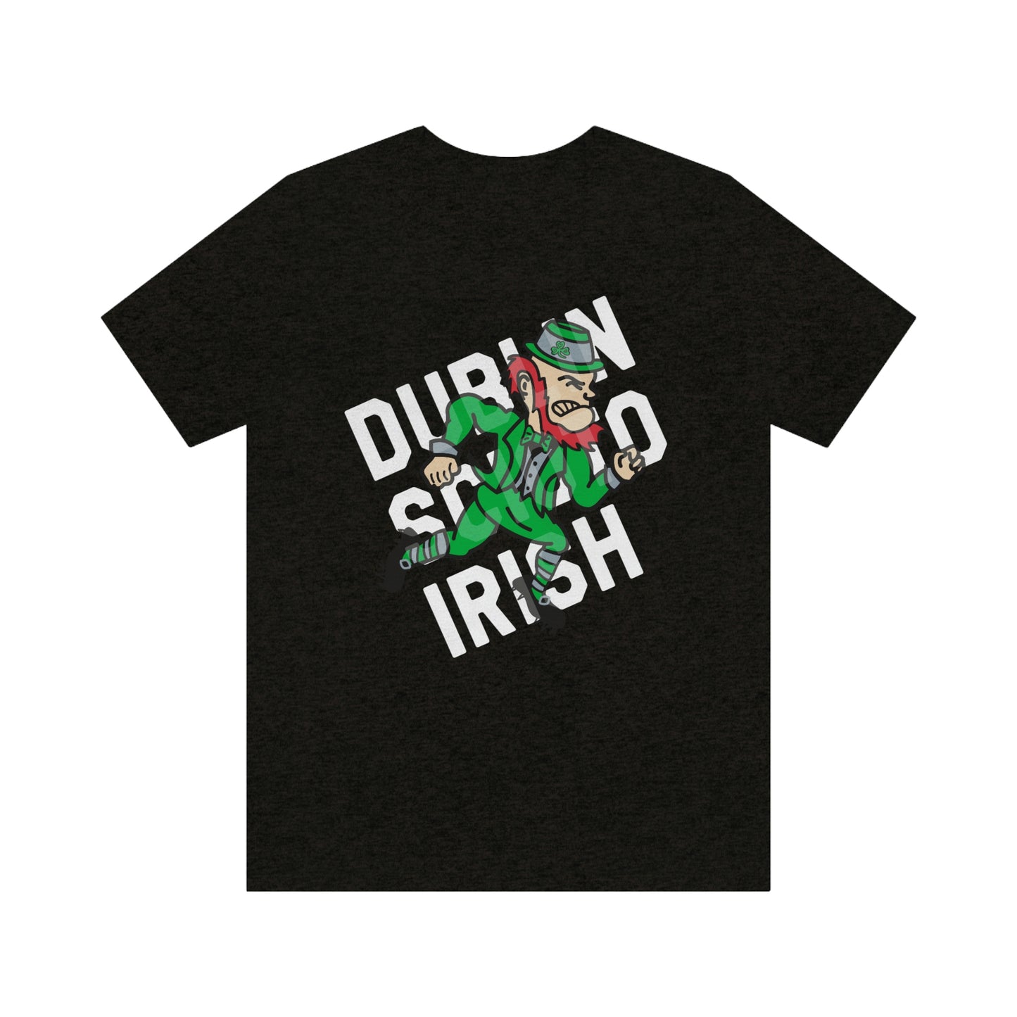 LEPRECHAUN_OVERPRINT_DUBLIN SCIOTO IRISH-Unisex Jersey Short Sleeve Tee