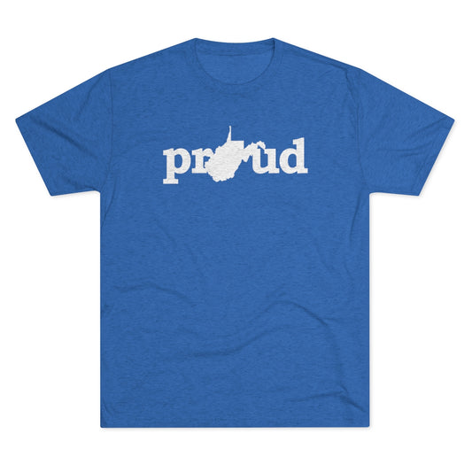 PROUD WV_Unisex Tri-Blend Crew Tee