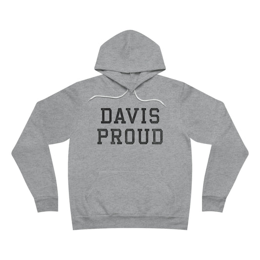 DAVIS PROUD-Unisex Sponge Fleece Pullover Hoodie