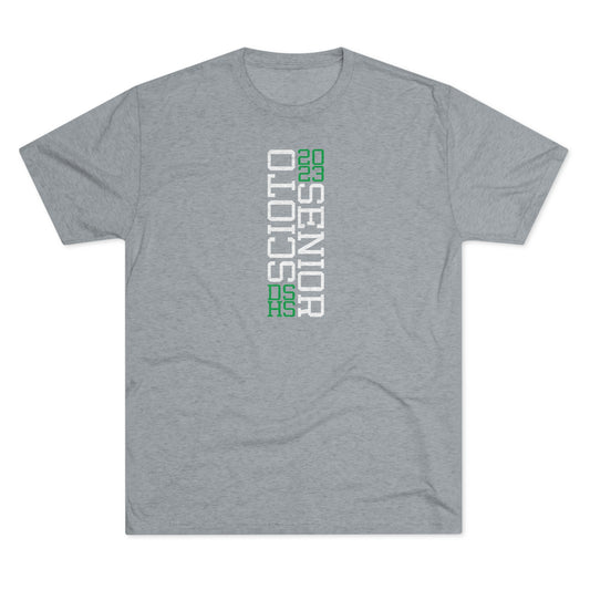 VERTICAL-DSHS_SCIOTO SENIOR_2023-Unisex Tri-Blend Crew Tee