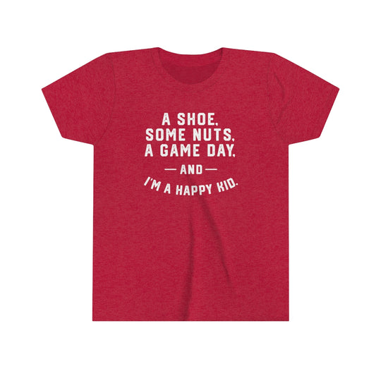 A SHOE, SOME NUTS, GAMEDAY-Youth Short Sleeve Tee