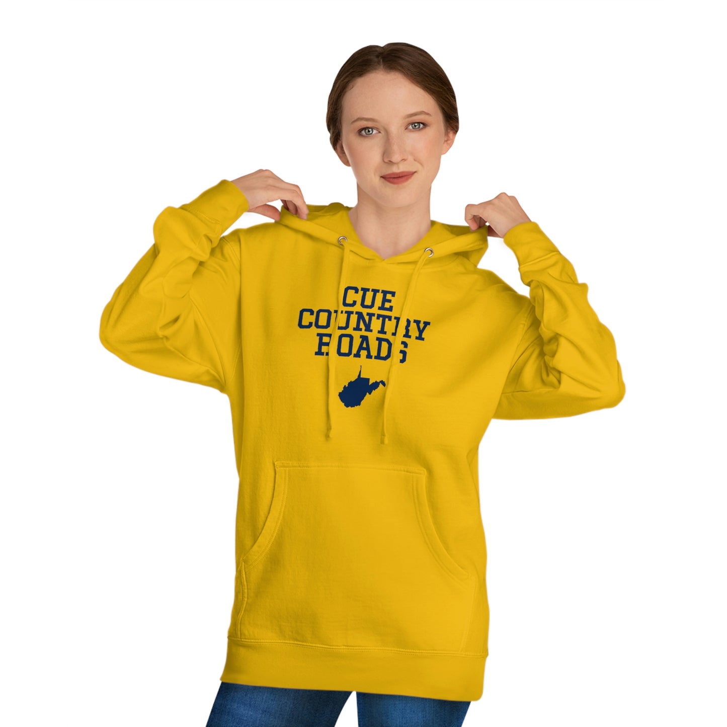CUE COUNTRY ROADS-Unisex Hooded Sweatshirt