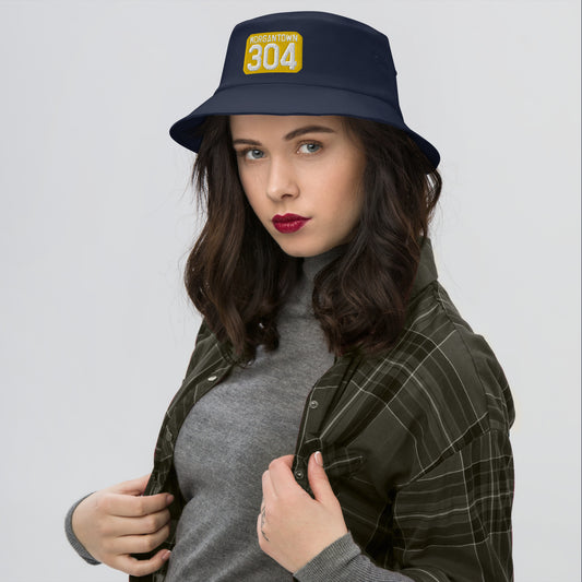 MORGANTOWN 304-Old School Bucket Hat