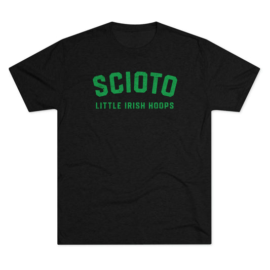 SCIOTO LITTLE IRISH HOOPS-Unisex Tri-Blend Crew Tee