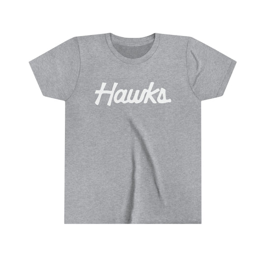 HAWKS_SCRIPT-Youth Short Sleeve Tee