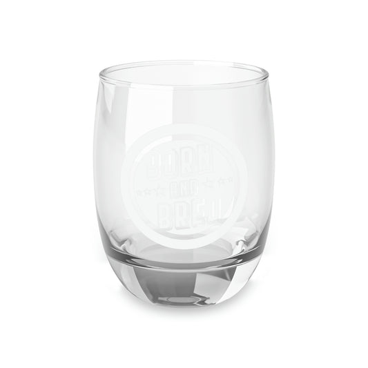 BORN AND BRED LOGO-Whiskey Glass