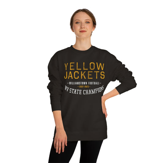 YELLOWJACKETS_2022-2023_WV STATE CHAMPS-Unisex Crew Neck Sweatshirt