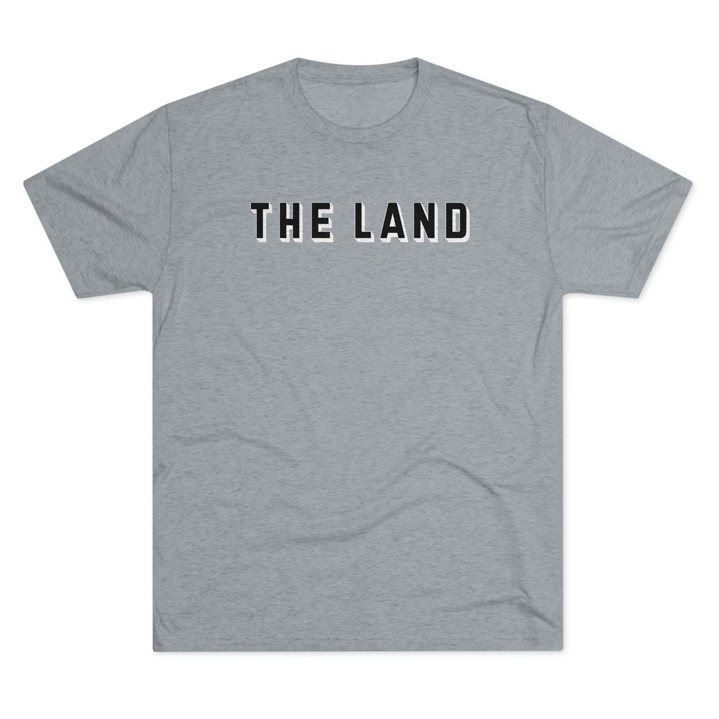 THE LAND_DIMENSIONAL-Unisex Tri-Blend Crew Tee