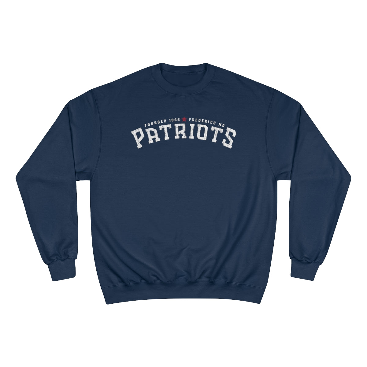 PATRIOTS ARCH ON NAVY-Champion Sweatshirt