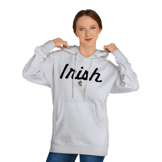 IRISH SCRIPT_LEPRECHAUN_ESTD 1995-Unisex Hooded Sweatshirt